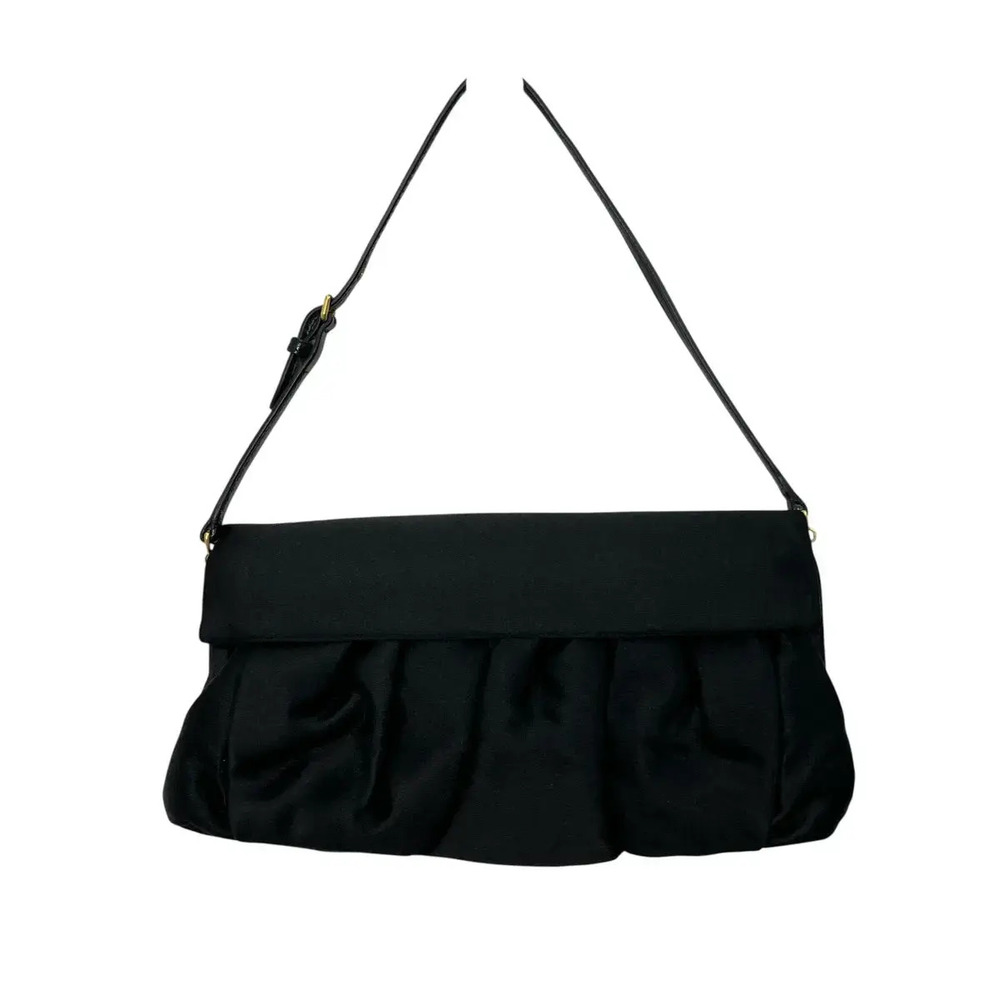 Miu Miu Leather Shoulder Bag Black